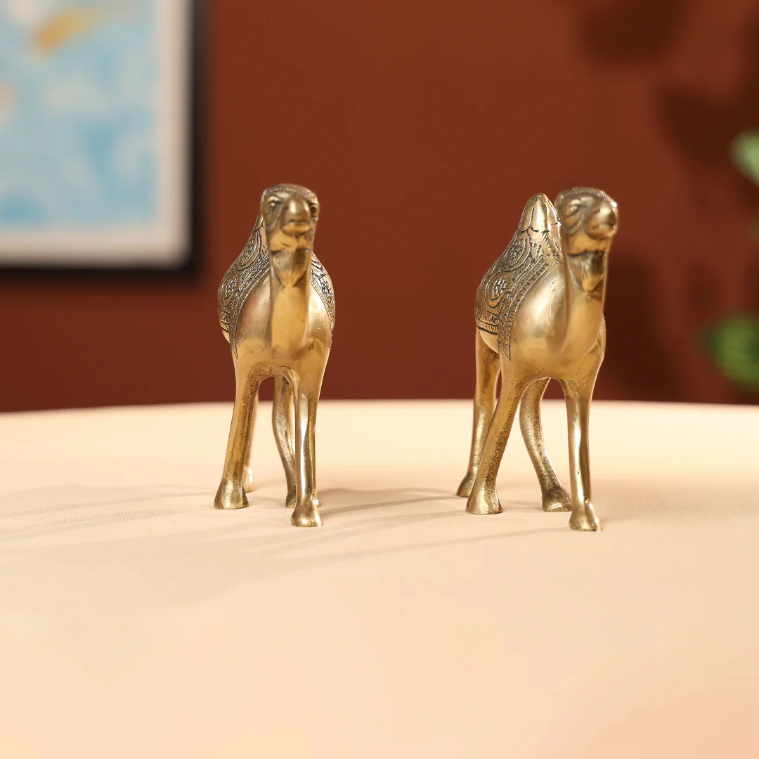 Brass Camel Family - Image 2