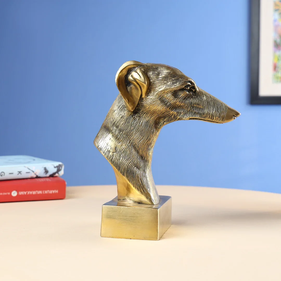 Brass Dog Head - Image 4