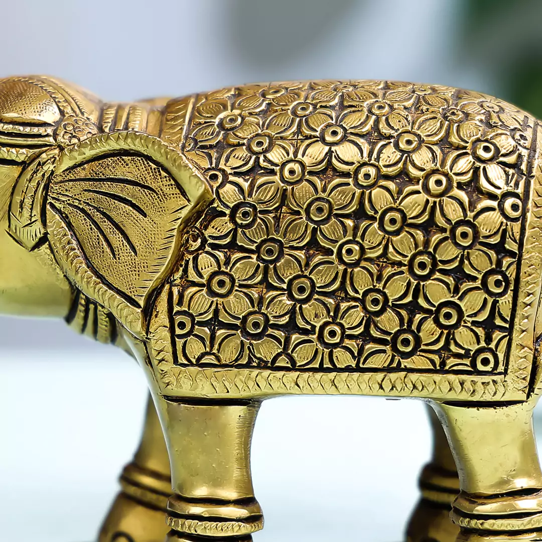 Brass Elephant Idol - Image 5