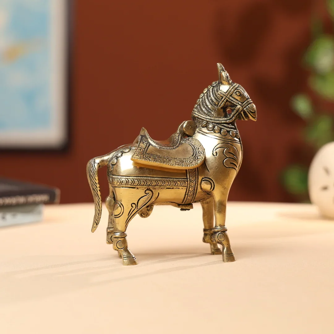 Brass Horse Money Bank - Image 5
