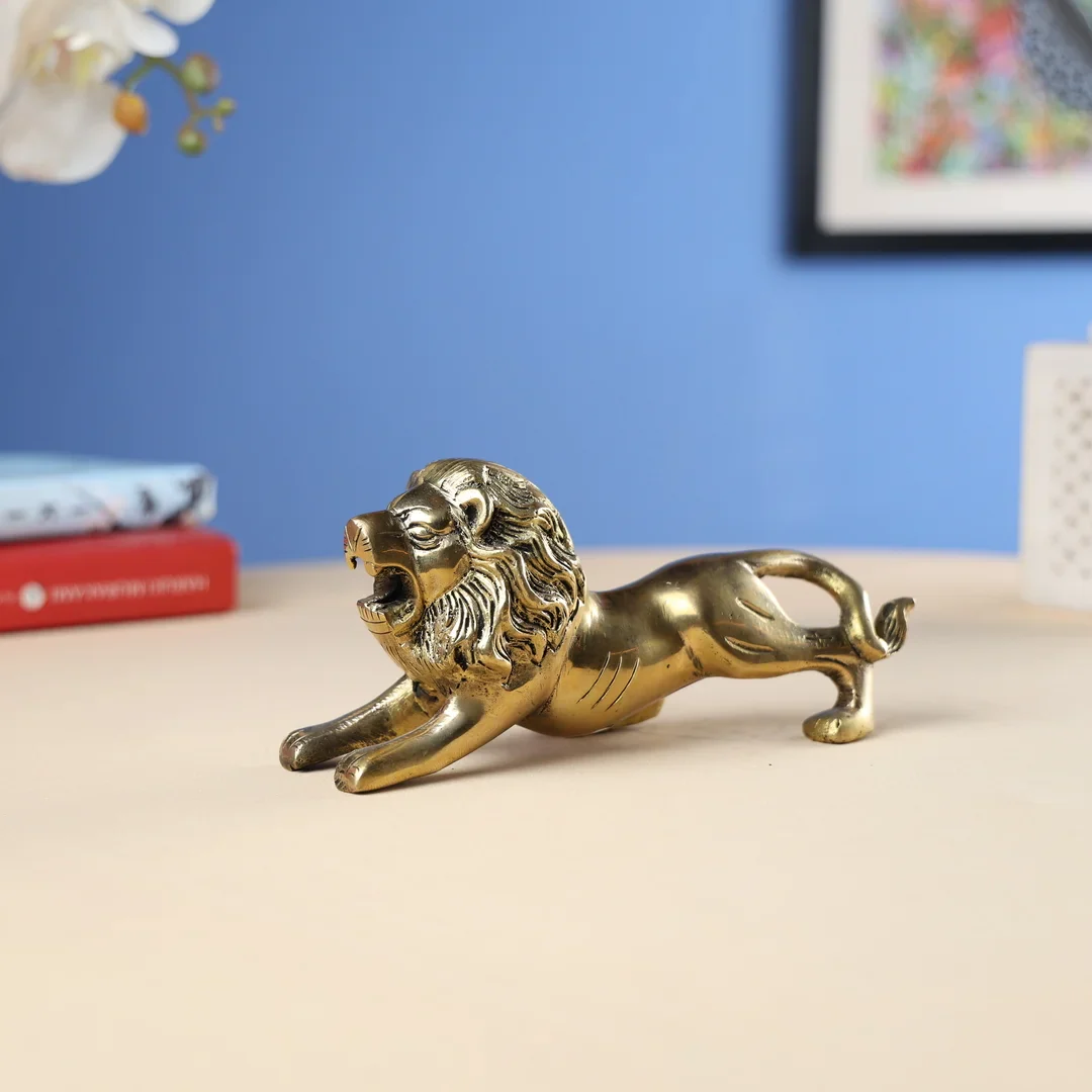 Brass Lion Running - Image 2