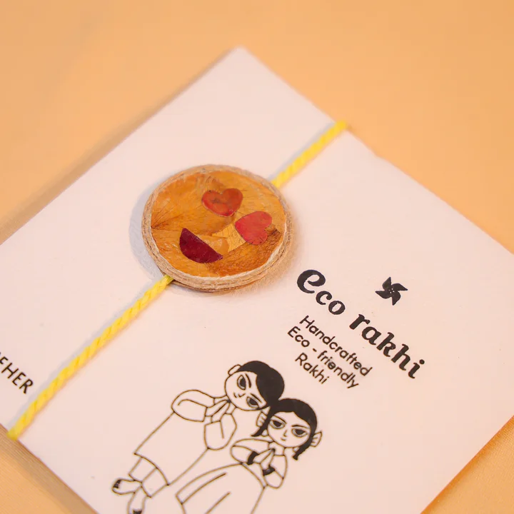 Joyful Heart Eyes Handcrafted Rakhi