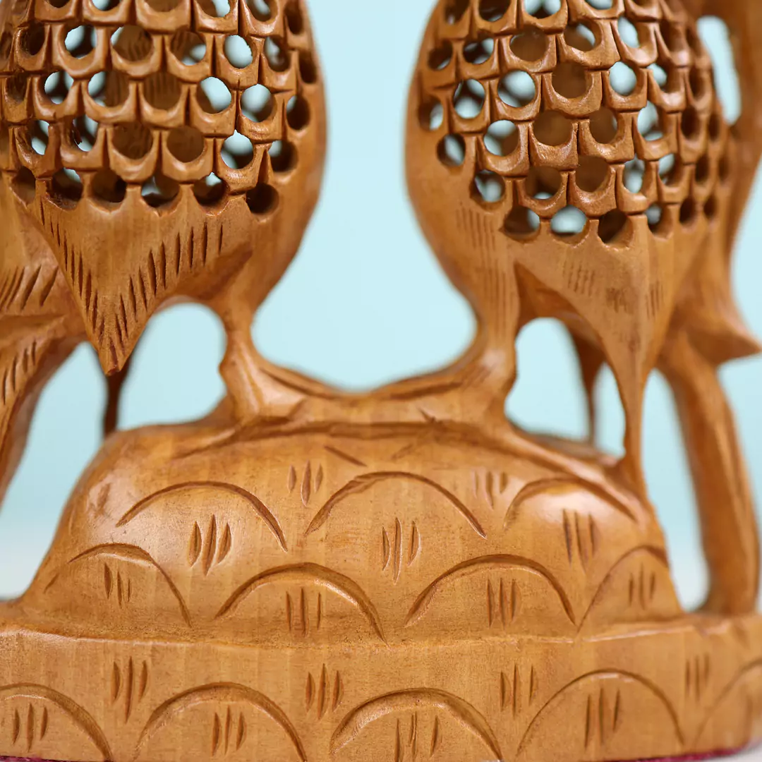 Kadam Wood Parrot Family - Image 5