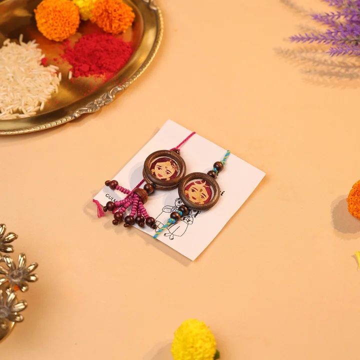 Shiv Shakti Rakhi-Lumba Set - Image 4