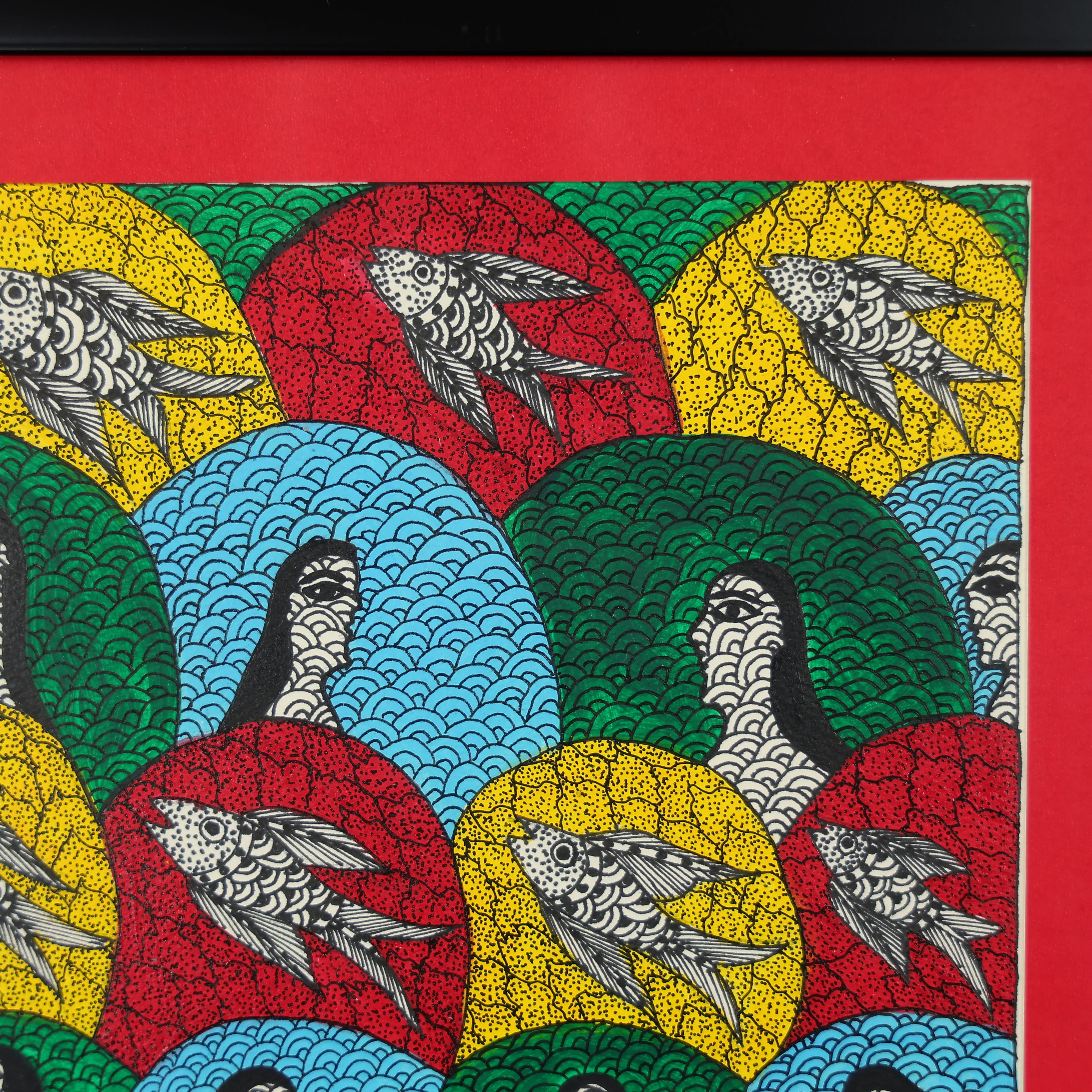 Tribal Art Handmade Wall Painting - Image 5